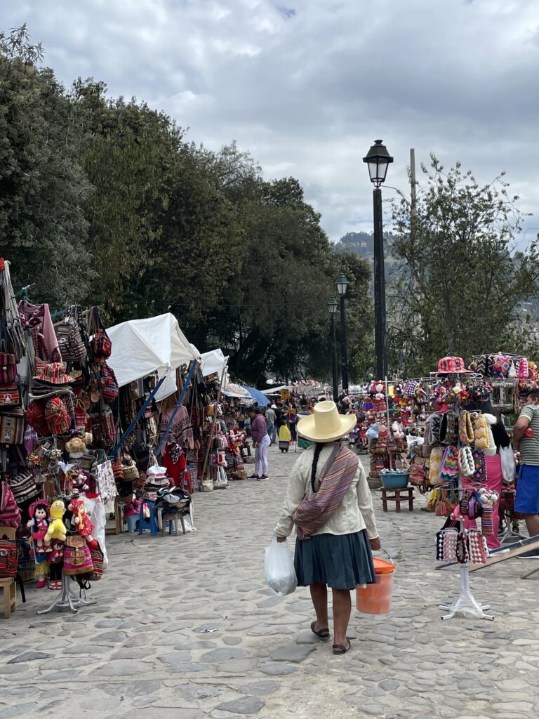 Local artisanal markets at the top of Santa Apolonia