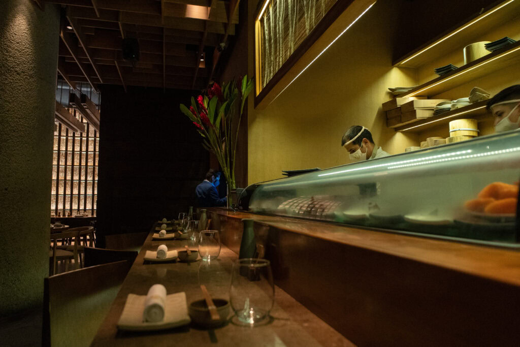 Photo from inside the Maido restaurant in Lima